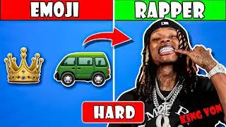 Guess The Rapper by Emoji ⭐✅😁| (99.9% Will Fail) | Rapper Quiz 2025 | The Quiz Mania