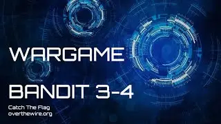 🔐 Bandit Level 3-4 CTF Wargame Walkthrough | OverTheWire.org