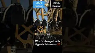 What&rsquo;s changed with Hyperia for 2025 ⁉️#shorts #thorpepark #hyperia #mackrides #rollercoaster