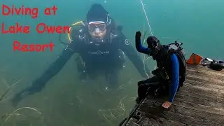 Diving in Front of Lake Owen Resort
