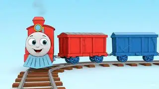 Red, Blue, Green! Color Train for Kids 🌈 #preschool #learning