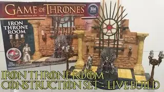 (Game of Thrones) Iron Throne Room Construction Set - Live Build