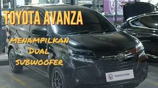 Upgrade Avanza Audio From 2-Way to 3-Way Plus Application of Dual Subwoofer 8 Inch active and 10 ...