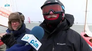 IJszeilers op de Gouwzee zorgen voor prachtig schouwspel