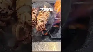 Sizzling Squid 🦑🦑🦑 #asmr #asmrfood #shortvideos #viralvideo #food #foodlover