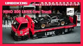 〖貓哥Vlog 275〗Unboxing Micro Turbo 1:64 Hino 300 Custom Tow Truck LBWK I CC ENG & 繁體中文