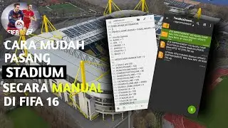 CARA MUDAH PASANG STADIUM MANUAL DI FIFA 16 MOBILE