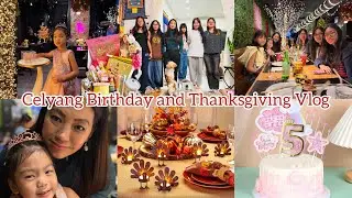 Celyang Birthday & Thanksgiving Vlog (movies, dinner, opening gifts) 