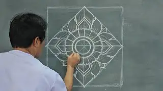 ลายประจำยาม.....ลายไทยพื้นฐานสำหรับผู้ที่เริ่มฝึกหัดวาด