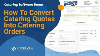 How To Convert Catering Quotes into Catering Orders