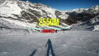 Sass-Fee.  Skiing the fabulous reds in the superb resort of Sass- Fee. Enjoy