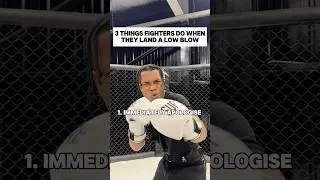 3 things fighters do when they land a low blow 👊🏾🤢