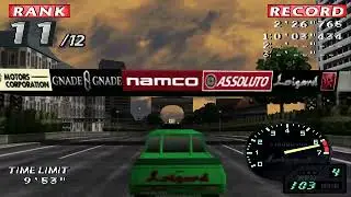 Rage Racer - GP Class 4 (PlayStation 1) - Gameplay 2K 60fps