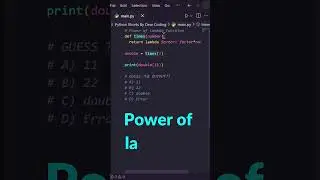 Python Power of LAMBDA?? 