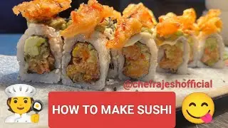 how to make sushi #trending #chefselection #japanesefood #sushi #sushiroll #sushilife #viralvideo 