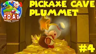 Captain Toad Treasure Tracker 3 | Part 4 | Pickaxe Cave Plummet (SWITCH)