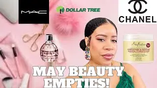 MAY BEAUTY EMPTIES! Skincare, Hair Products, MAC, Chanel, even Dollar Tree 🩷