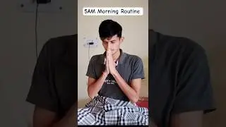 Productive 5AM Morning Routine #shorts #morningroutine #productivity #ytshorts #discipline