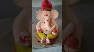 Happy Ganesh Chartuthi 🙏Clay Handmade Ganpati #viral #trending #subscribe #ganpatibappamorya #art
