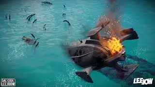 Fortnite - I.O.  Airship / Blimp Crash Site | Tropical Ocean | Day Loop [Quad Audio] (Ambience)
