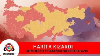HARİTA KIZARDI İKTİDAR DEĞİŞİYOR