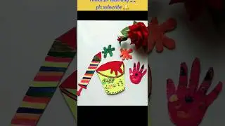 DIY Holi art kit||Holi art and craft 😱#youtubeshorts #viral #shorts #trending