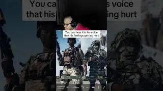 You can hear it in his voice that his feelings getting hurt #battlefield #battlefield6 #battleclips