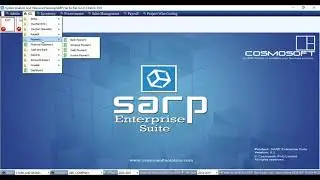 SARP General Ledger Software Module : Advance Cash & Bank Payments & Tax Payments Tutorial Part 2