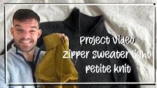 Лёгкий мужской свитер на молнии от Petite Knit &mdash; Видео о вязании, день 2