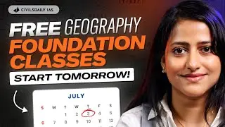FREE Geography Foundation Classes for All by Purnima Ma'am &ndash; Starts Tomorrow!