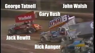 #speedway  1983 Newcastle Motordrome Sprintcar Masters International - Heats - Dash & A Main