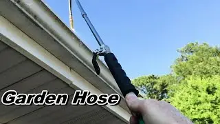 Garden Hose JET TIP SPRAY WAND for 2 Story Windows & GOOSE Neck Extension for Gutters