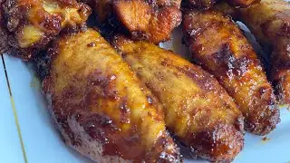THE BEST HONEY GARLIC CHICKEN WINGS RECIPE | CRISPY CHICKEN WINGS