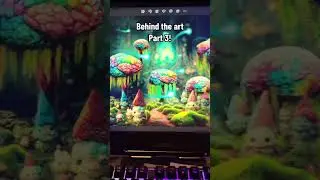 Magic Shroomies!  #digitalart #artstream #transition #newartvideo