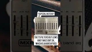 Using an EQ pedal to boost like a Tube Screamer? MXR 10 band as a boost!
