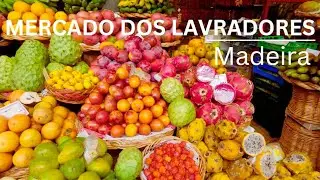 Mercado Dos Lavradores Main Farmers Market In Funchal 4K | Madeira