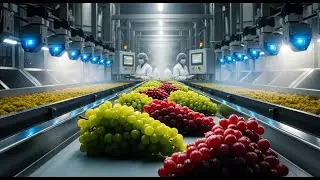 Inside A Modern Raisin Factory That Turns Fresh Grapes Into Perfect Raisins