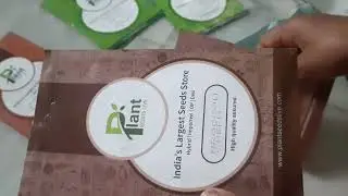 Unboxing seeds from online nurserylive.com