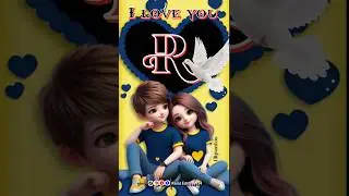 R🥰 letter name status video #rasideditboy834 #trending #viralvideos #shorts #short #nameart #rletter