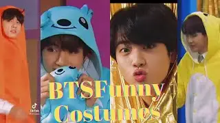 BTS Funny costume fashion Show | Animal Dress #bts #fashionshow #taehyung #jungkook #rm
