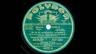 Es ist so wundersch&ouml;n aufzusteh`n / Hermann Thimig mit Ilja Livschakoff & Orchester
