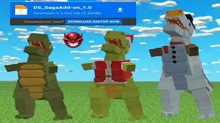 How To  Inflatable Trex Snow 3 Mods PE Addon 🤫