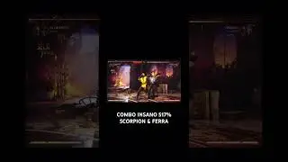 SCORPION 517%  #mortalkombat #mortalkombat1tournaments #mk1 #gameplay #netherrealmstudios