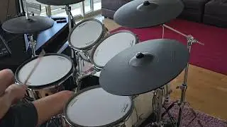 אתניקס - במוו שחורה קאבר תופים #drumcover #drums #drumperformance #drummer 