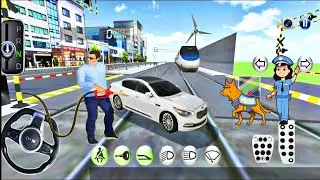 3D Driving Class White Car Driving Hevy New Update Gameplay||Android Gameplay||#v...p16