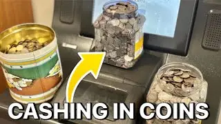 CASHING IN QUARTERS at the BANK! 