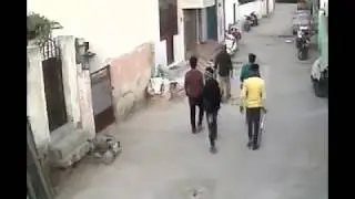 CCTV footage of ROWDY sheeter gang attack on house with deadly weapons at langer house.