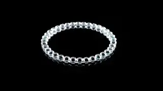 13&Prime; Mirror Glass Charger Plates with Crystal Rim