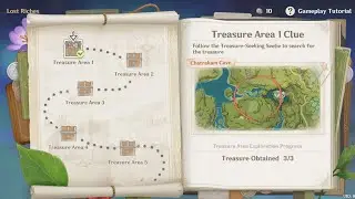 Treasure Area 1 Clue-Chatrakam Cave 🧐 Sumeru Region Lost Riches Event 💪❤️