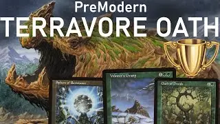 THE ONE TRUE GOYF! Premodern RG Terravore Oath. Land Destruction Control. MTG Undefeated 5-0 Trophy